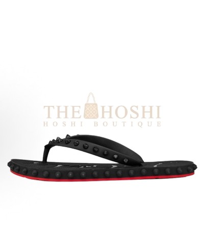 CHRISTIAN LOUBOUTIN CL SLIPPERS CRYSTAL RED SOLE GOLD MASTER QUALITY  - Women US 5= EU 35= 22.5 cm= UK3